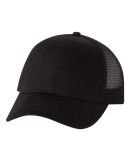 Valucap VC400 Twill Trucker Cap in Black