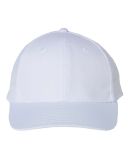 Valucap VC400 Twill Trucker Cap in White