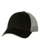 Valucap S102 Sandwich Trucker Cap Black/ Grey