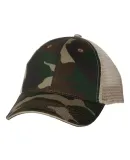 Valucap S102 Sandwich Trucker Cap Green Camo/ Tan