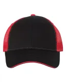 Valucap S102 Sandwich Trucker Cap Black/ Red