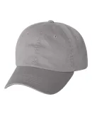 Valucap VC350 Unstructured Washed Chino Twill Cap Grey