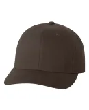 Flexfit 6377 Brushed Twill Cap in Brown