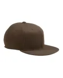 Flexfit 6210FF Flat Bill Cap in Brown