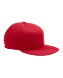 Flexfit 6210FF Flat Bill Cap in Red