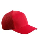 Flexfit 6533 Ultrafiber Mesh Cap in Red