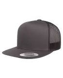 Flexfit 6006W Classic Two Tone Trucker Cap in Charcoal