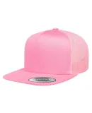 Flexfit 6006W Classic Two Tone Trucker Cap in Pink