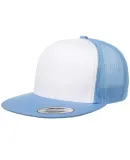 Flexfit 6006W Classic Two Tone Trucker Cap in Carolina blue/ white/ caroline blue