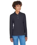 D110W Devon & Jones Ladies’ Pima Pique Long-Slee NAVY