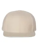 Yupoong 6689 Melton Wool Snapback Cap NATURAL