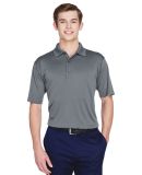 UltraClub 8610 Men's Cool & Dry 8 Star Elite Perfo in Charcoal