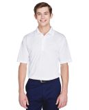 UltraClub 8610 Men's Cool & Dry 8 Star Elite Perfo in White