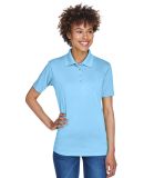 UltraClub 8610L Ladies' Cool & Dry 8 Star Elite Pe in Columbia blue