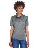 UltraClub 8610L Ladies' Cool & Dry 8 Star Elite Pe in Charcoal