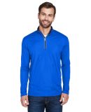 UltraClub 8230 Men's Cool & Dry Sport Quarter-Zip  in Kyanos blue