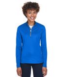 UltraClub 8230L Ladies' Cool & Dry Sport Quarter-Z in Kyanos blue