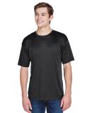 UltraClub 8620 Men's Cool & Dry Basic Performance  in Black