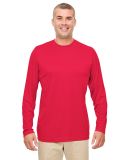 UltraClub 8622 Men's Cool & Dry Performance Long-S in Red