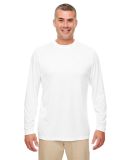 UltraClub 8622 Men's Cool & Dry Performance Long-S in White