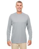 UltraClub 8622 Men's Cool & Dry Performance Long-S in Grey