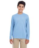 UltraClub 8622Y Youth Cool & Dry Performance Long- in Columbia blue
