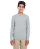 UltraClub 8622Y Youth Cool & Dry Performance Long- in Grey