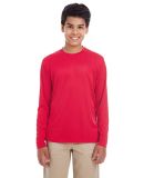 UltraClub 8622Y Youth Cool & Dry Performance Long- in Red