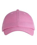 Big Accessories BX001Y Youth Youth 6-Panel Brushed in Pink