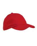 Big Accessories BX001Y Youth Youth 6-Panel Brushed RED