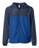 Independent Trading Co. EXP54LWZ Windbreaker Light Classic Navy/ Royal