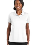 Cornerstone CS422 CornerStone Ladies Micropique Gr White