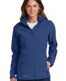 Eddie Bauer EB537  Ladies Hooded Soft Shell Parka Admiral Blue