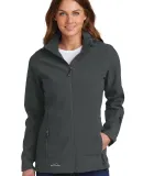 Eddie Bauer EB537  Ladies Hooded Soft Shell Parka Grey Steel