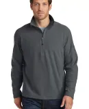 Eddie Bauer EB226 1/2-Zip Microfleece Jacket Grey Steel