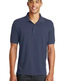 Eddie Bauer EB100  Cotton Pique Polo River Blue