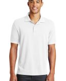 Eddie Bauer EB100  Cotton Pique Polo in White