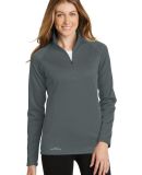 Eddie Bauer EB237 Ladies 1/2-Zip Base Layer Fleec in Iron gate