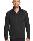 Eddie Bauer EB236  1/2-Zip Base Layer Fleece in Black