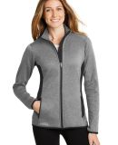Eddie Bauer EB239  Ladies Full-Zip Heather Stretch in Grey heather