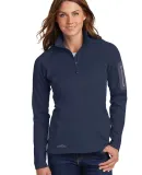 Eddie Bauer EB235  Ladies 1/2-Zip Performance Flee River Blue