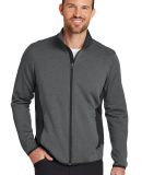 Eddie Bauer EB238  Full-Zip Heather Stretch Fleece Dark Char Hthr