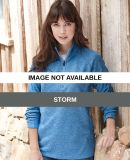 Bayside 3660 Women's Agate Melange Pullover Storm