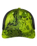 Kati LC5M Camo Mesh Back Cap in Prym1 voltage yellow/ black