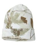 Kati LCB12 12" Camo Knit Cap in White realtree ap