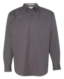 FeatherLite 3281 Long Sleeve Stain-Resistant Twill Heathered Charcoal