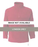 FeatherLite 3351 Microfleece Unisex Quarter-Zip Pu London Grey