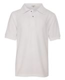 Sierra Pacific 3061 Youth Silky Smooth Pique Sport White