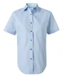 FeatherLite 5281 Women's Short Sleeve Stain-Resist in Glacier blue