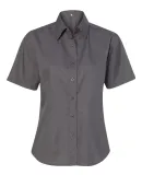 FeatherLite 5281 Women's Short Sleeve Stain-Resist in Heathered charcoal